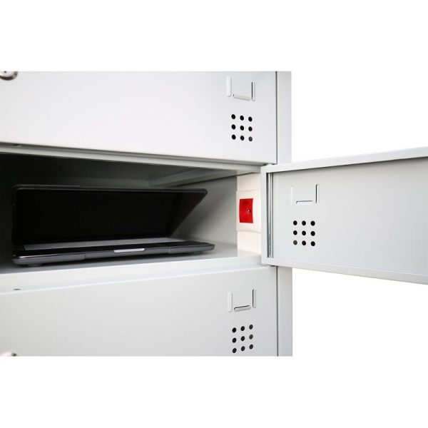 Laptopschrank mit Stromanschluss ( je Fach eine integrierte Steckdose 230 V)